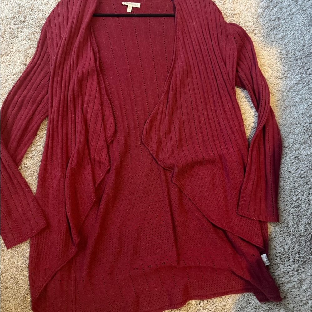 nwot eileen fischer Elegant Red Women's Sweater size med